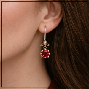 ORİENTALNY KOMPLET KWIATEK granat