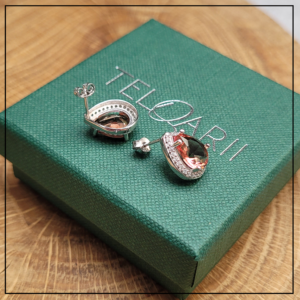 kolczyki kropla sultanit silver  