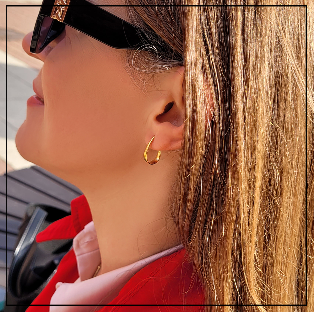 kolczyki lezki gold kolczyki lezki gold