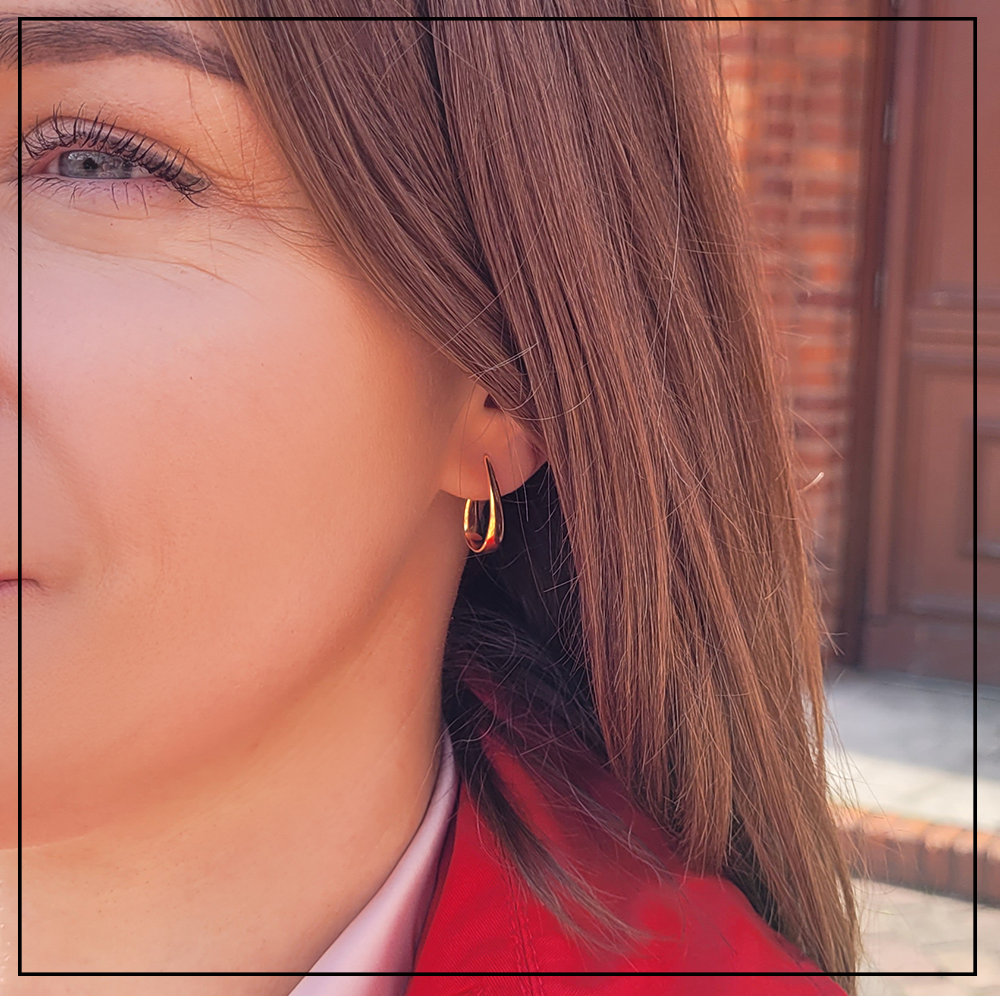 kolczyki lezki gold kolczyki lezki gold