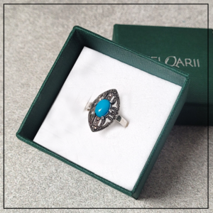 pierscionek turkus markazyty 3