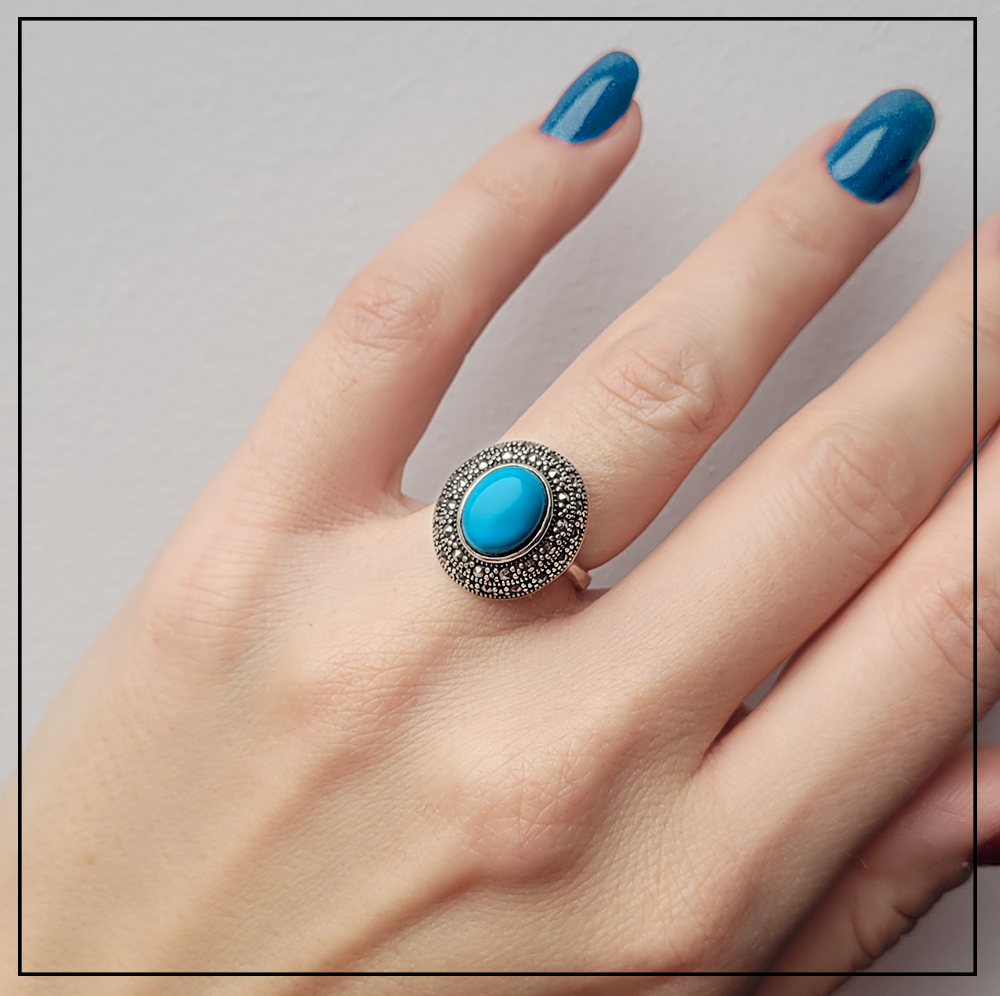 pierscionek turkus markazyty 4 pierscionek turkus markazyty 4