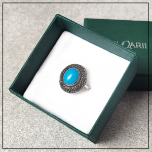 pierscionek turkus markazyty 4