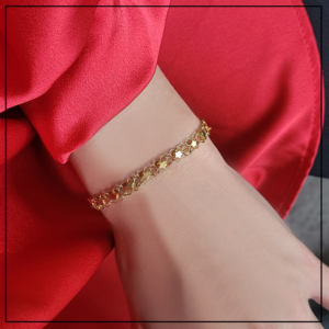 bransoletka telkari pozlacana