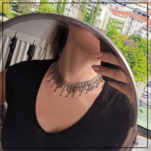 naszyjnik telkari gwiazdki oksydowany