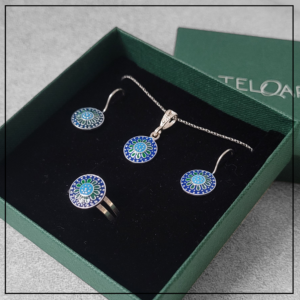 turecki komplet mardin hasyr niebieski maly