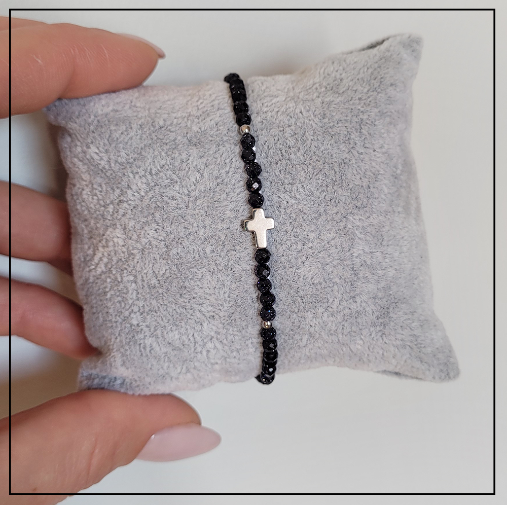 bransoletka srebrny krzyzyk noc kairu bransoletka srebrny krzyzyk noc kairu