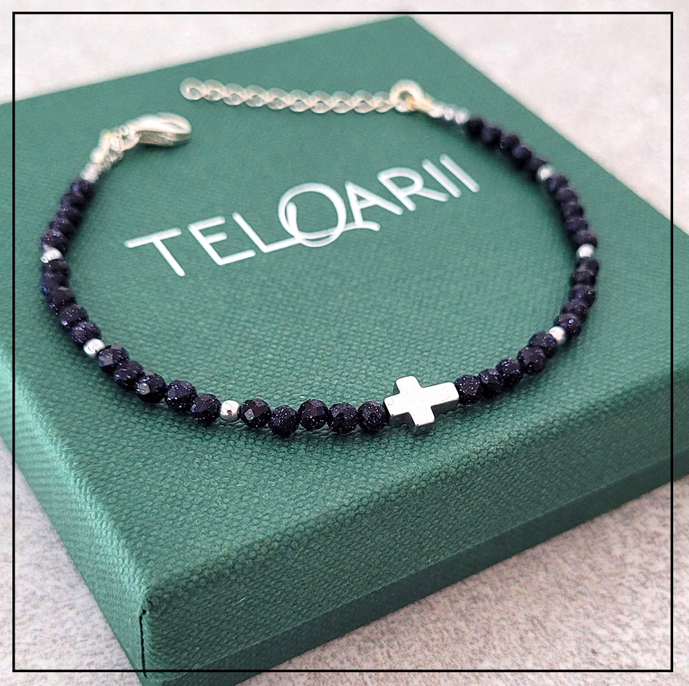 bransoletka srebrny krzyzyk noc kairu bransoletka srebrny krzyzyk noc kairu