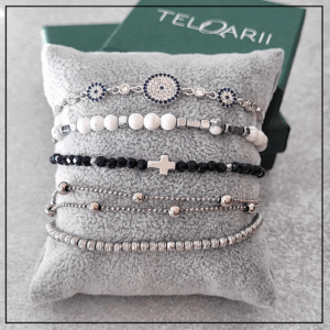 bransoletka srebrny krzyzyk noc kairu