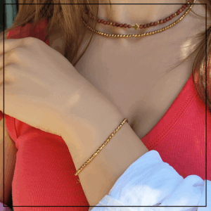 bransoletka zloty hematyt