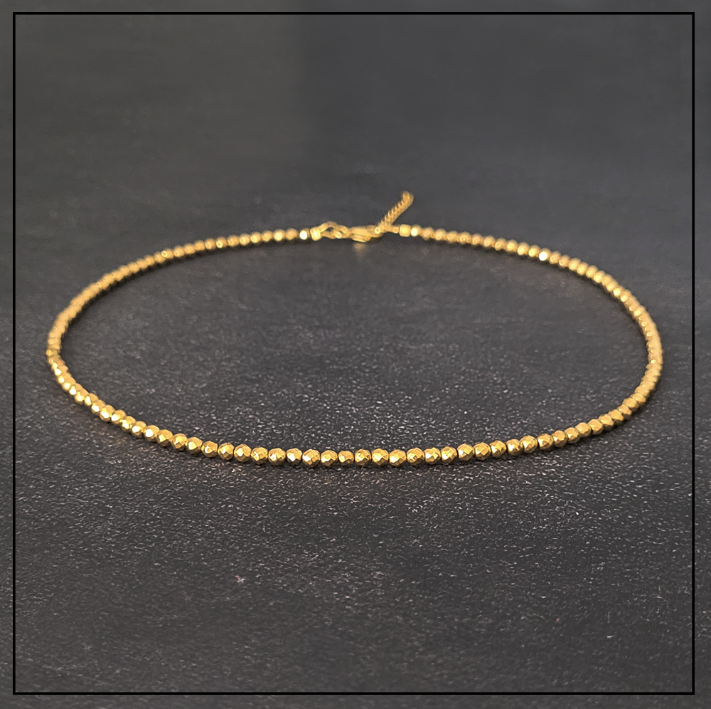 naszyjnik zloty hematyt naszyjnik zloty hematyt