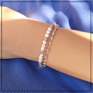 bransoletka rozowo zlota kamienie rose