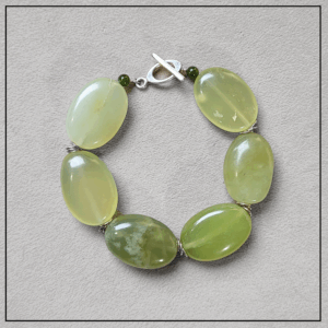 bransoletka jadeit srebro925