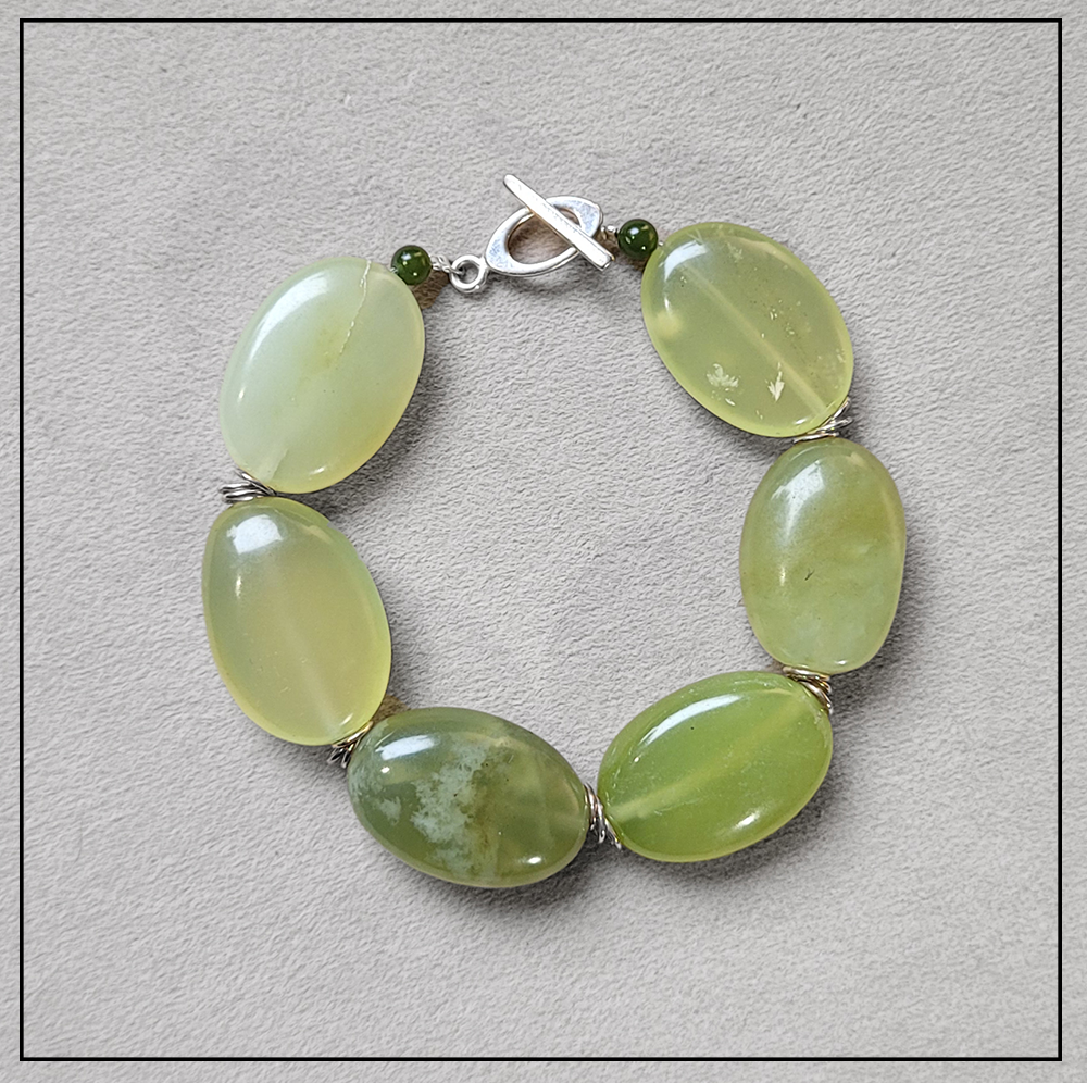 bransoletka jadeit srebro925 bransoletka jadeit srebro925