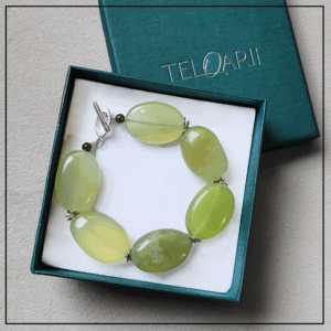 bransoletka jadeit srebro925