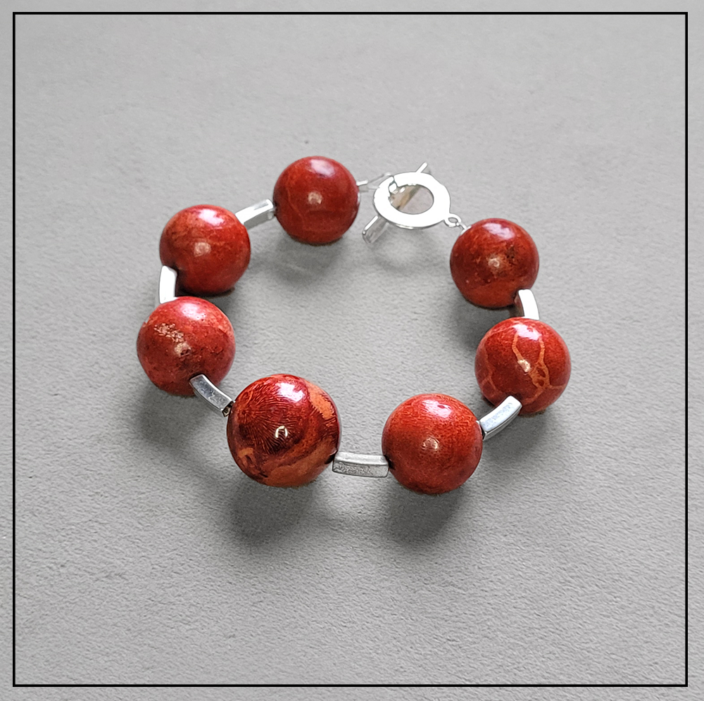 komplet z koralowca komplet z koralowca